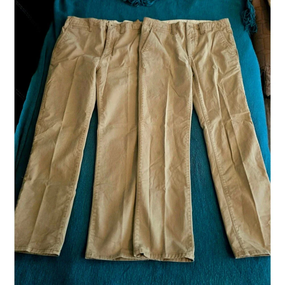 3 Gap Kids School Uniform Pants for Boys 10 Husky